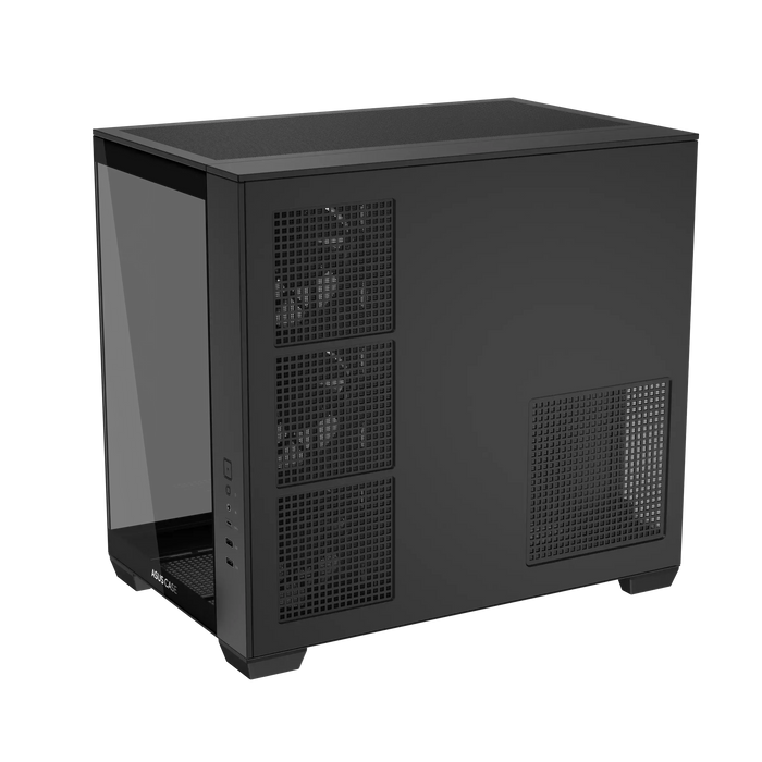 Box ASUS A32 PLUS Tempered Glass + 4 ARGB Fans - Black