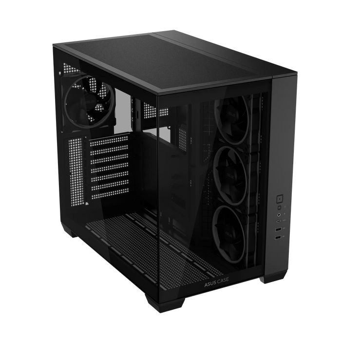 Box ASUS A32 PLUS Tempered Glass + 4 ARGB Fans - Black