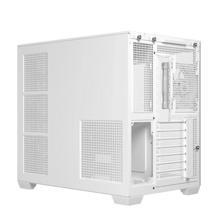 Box ASUS A32 PLUS Tempered Glass + 4 ARGB Fans - White