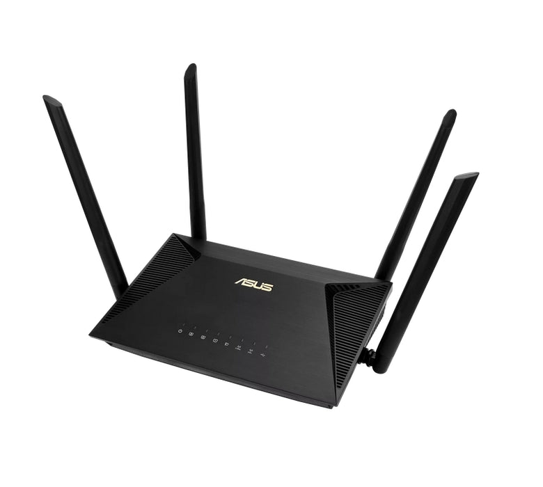 Asus Wireless Router,RT-AX1800U, AX1800, Dual-Band, Dual-Core 880MHz CPU, 128MB/256MB, Gigabit, AiProtection Classic, Traditional QoS, VPN server/client, IPTV, OFDMA, MU-MIMO, Beamforming, AiMesh,Black