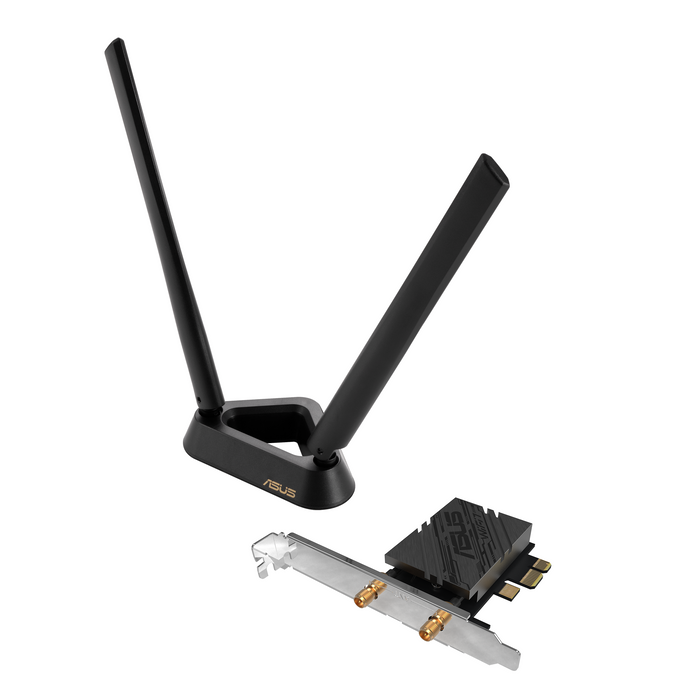 Wireless adapter ASUS PCE-BE92BT WiFi 7 PCI-e two external antennas and Bluetooth 5.4