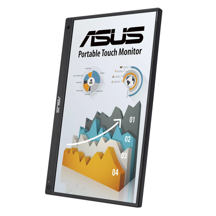 Portable touch Monitor ASUS ZenScreen Touch MB16AMTR, 16" IPS FHD (1920x1080)