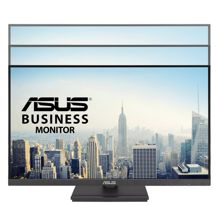 Asus VA27DQFS Business Monitor, 27", IPS, Full HD, Frameless, 100Hz, Adaptive-Sync, 1ms MPRT, HDMI, DP, VGA, Low Blue Light, Flicker Free, Ergonomic Design, Wall Mountable, Black