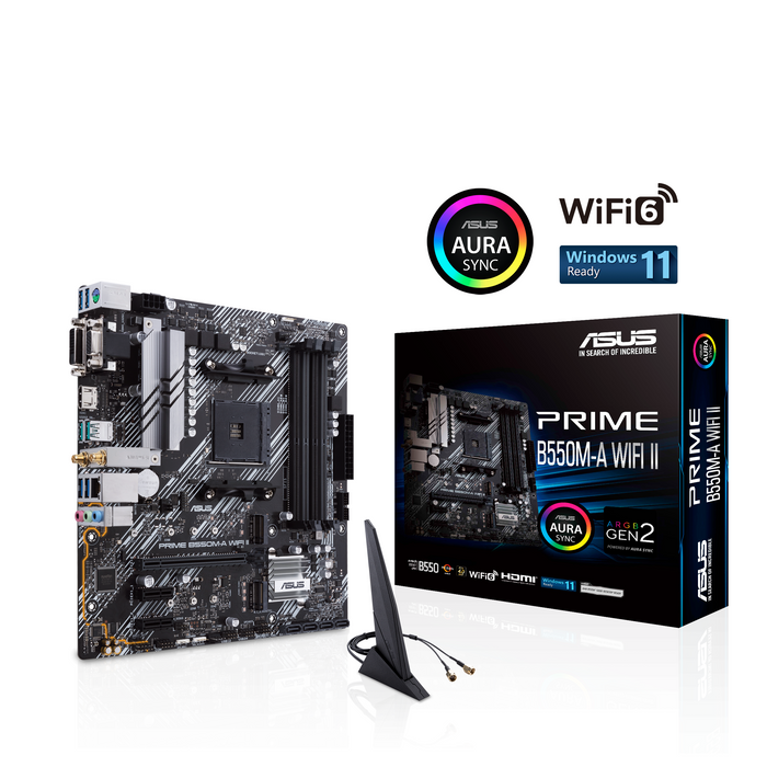 Motherboard ASUS Prime B550M-A WIFI II, socket AM4