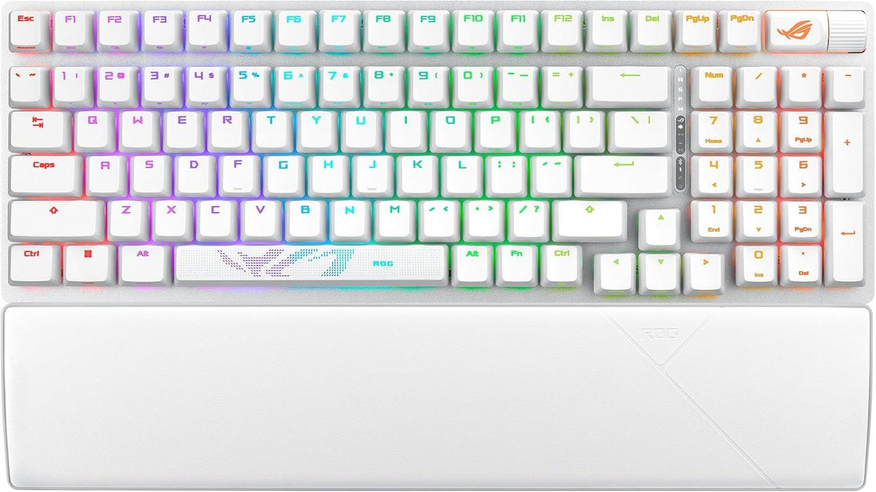 ASUS ROG Strix Scope II 96 Wireless Gaming Keyboard - Moonlight White