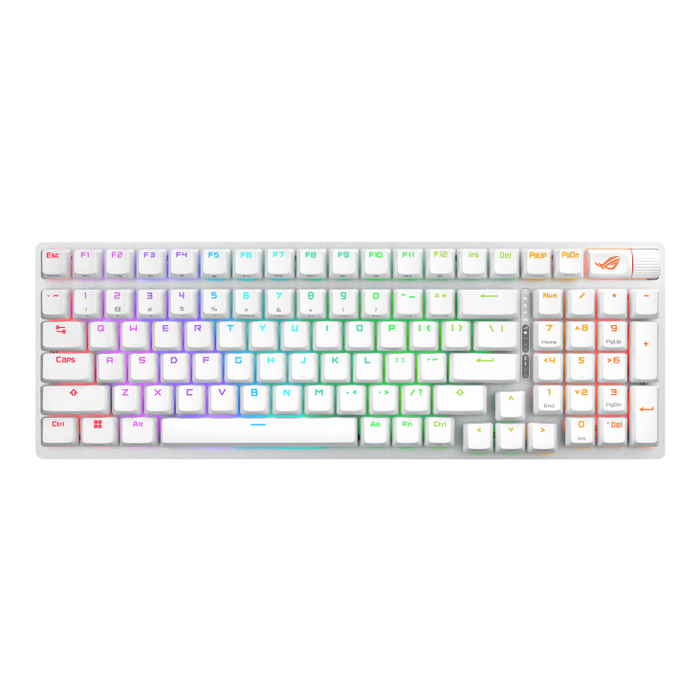 ASUS ROG Strix Scope II 96 Wireless Gaming Keyboard - Moonlight White