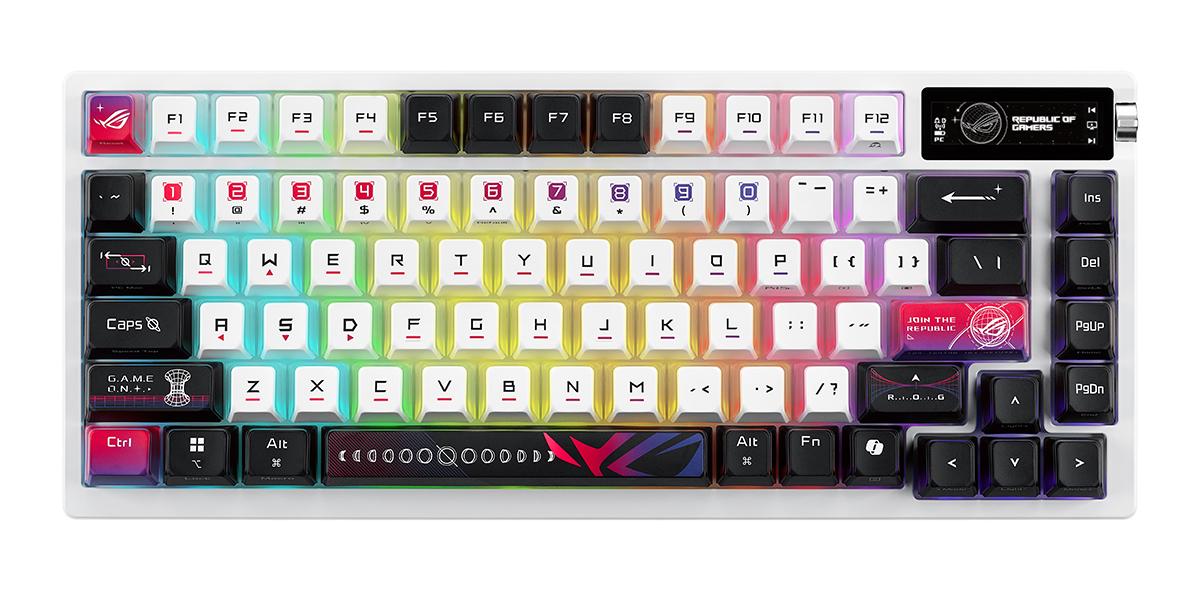 ASUS ROG Azoth X Wireless Gaming Keyboard - White
