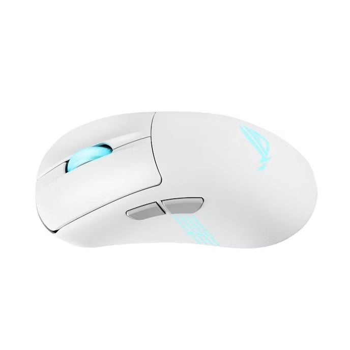 Asus ROG Keris II Origin Wireless Gaming Mouse, 65g Lightweight, Ergonomic, Push-Fit Switch Socket, 42K Optical Sensor, ROG Micro Switch II, ROG Omni Receiver, 5 Programmable Buttons, Moonlight Whit