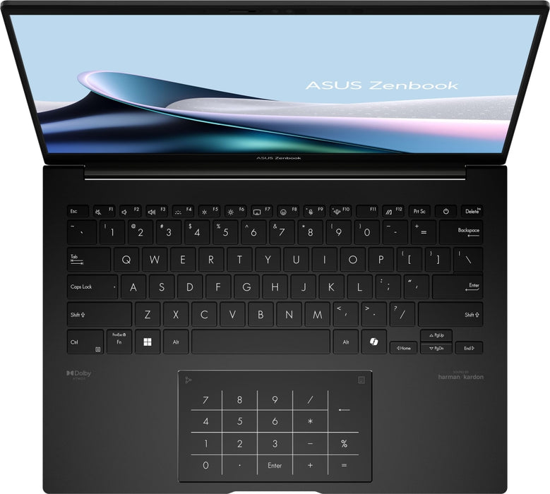 Asus Zenbook UM3406GA-QD008WNA, AMD Ryzen AI 7 445 ,2.0GHz (14MB Cache, up to 4.6GHz, 6 cores, 12 Threads), 14.0 OLED WUXGA(WU) 1920X1200 16:10,LPDDR5X 32GB ( on board ),1TB  SSD G4, Windows 11,  Jade Black, Sleev, no adapter