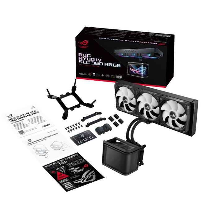 CPU Cooler ASUS ROG Ryuo IV SLC 360 ARGB 6.67" Curved AMOLED Display