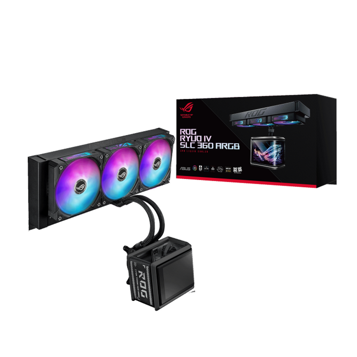 CPU Cooler ASUS ROG Ryuo IV SLC 360 ARGB 6.67" Curved AMOLED Display