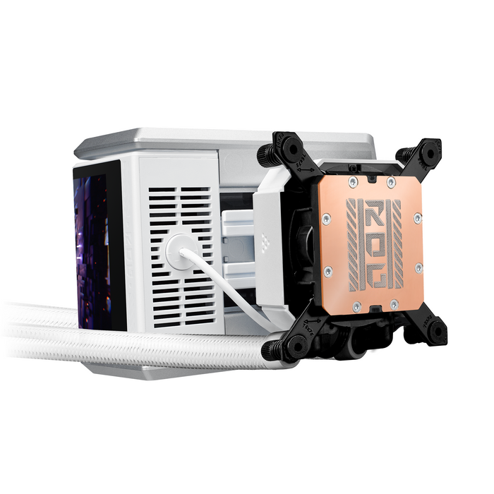 CPU Cooler ASUS ROG Ryuo IV 360 ARGB White Edition 6.67" Curved AMOLED Display