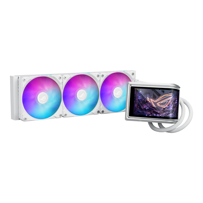 CPU Cooler ASUS ROG Ryuo IV 360 ARGB White Edition 6.67" Curved AMOLED Display
