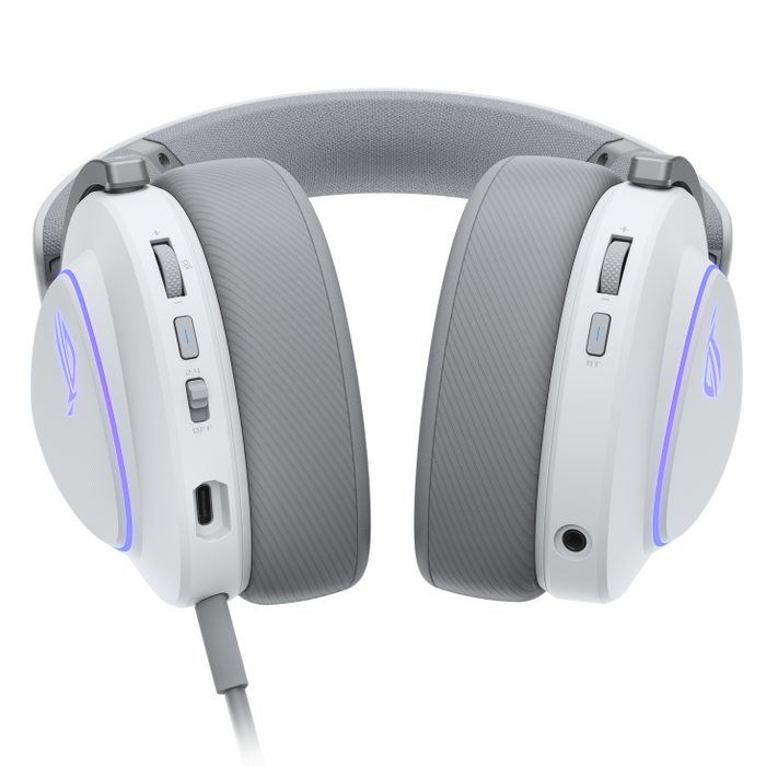 ASUS ROG Delta II White Wireless Gaming Headset - USB-C, Aura Sync RGB