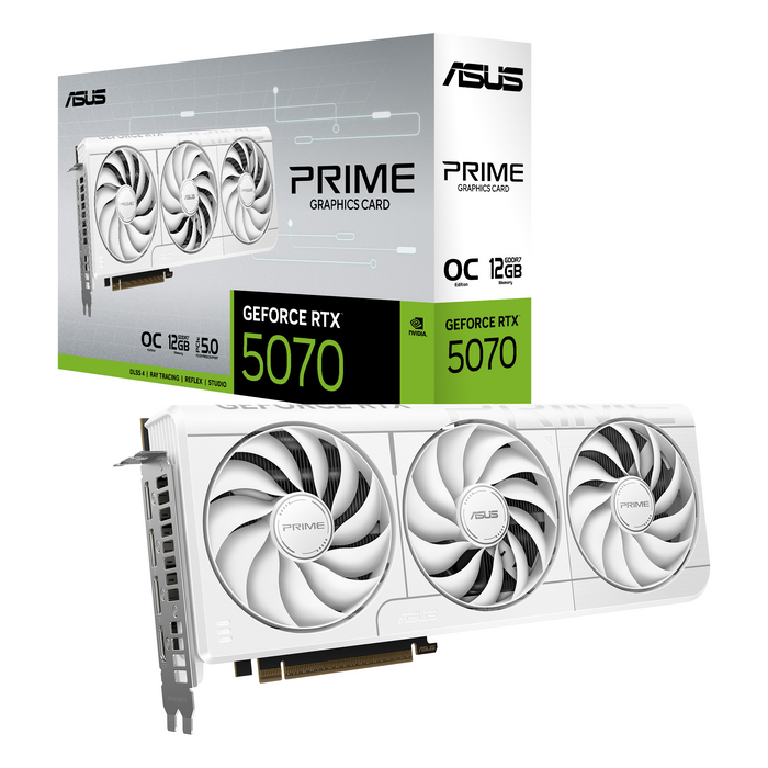 Video card ASUS PRIME RTX 5070 White OC 12GB GDDR7