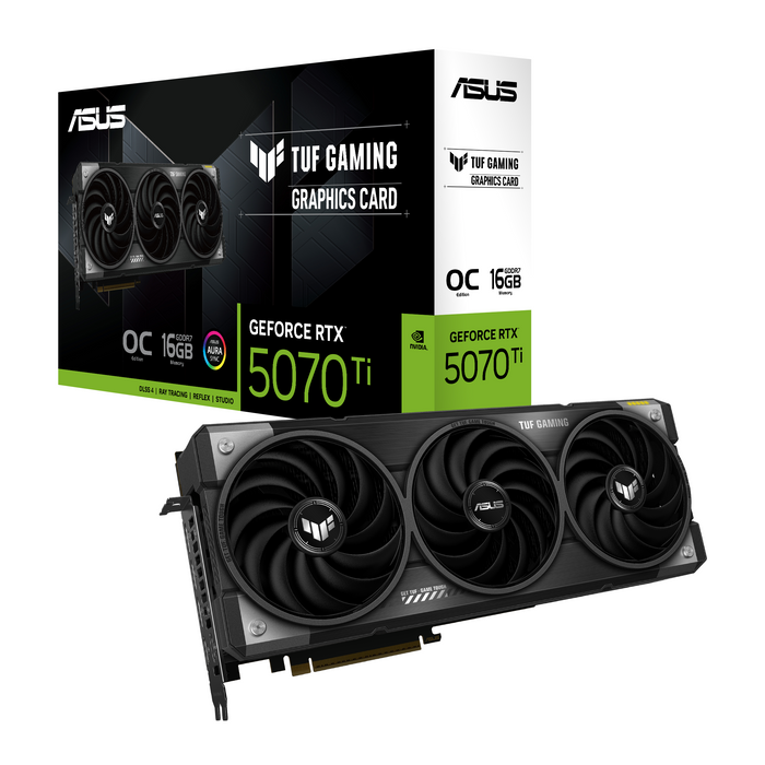 Video card ASUS TUF Gaming RTX 5070 TI OC 16GB GDDR7