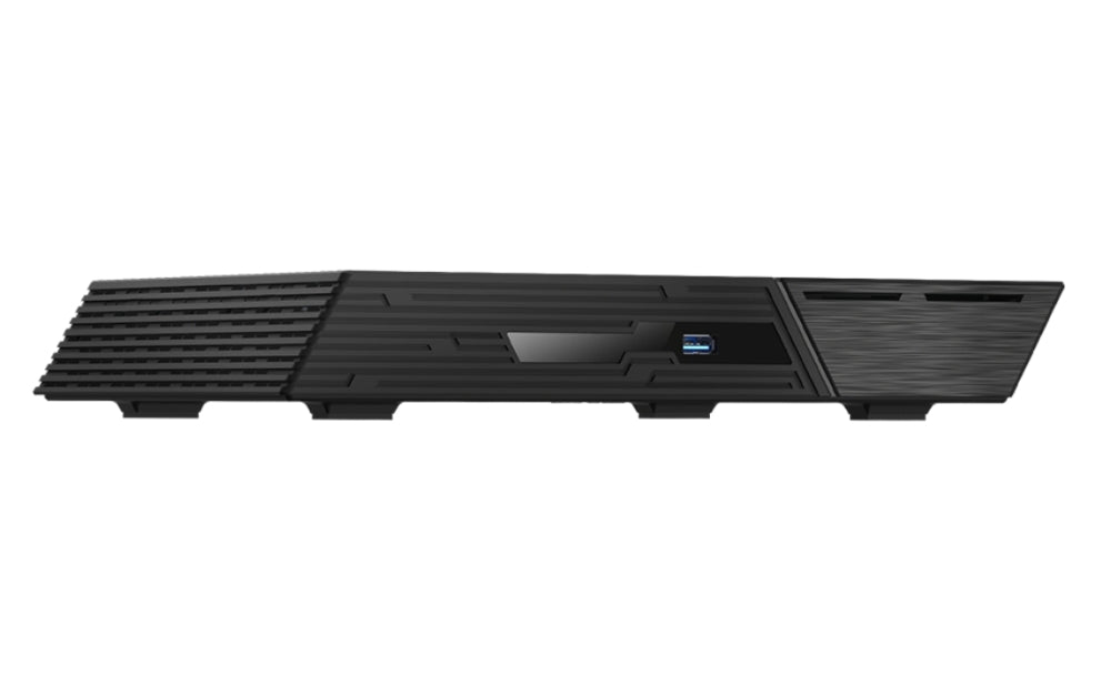 Asustor Flashstor 12 Pro FS6712X, 12 Bay NAS, Quad-Core 2.0GHz, 10GbE Port, 4GB RAM DDR4, twelve M.2 SSD Slots (Diskless), HDMI 2.0b+ Infrared Receiver, Black