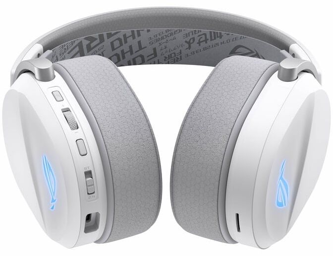 ASUS ROG Pelta White Wireless Gaming Headset - USB-C, Aura Sync RGB