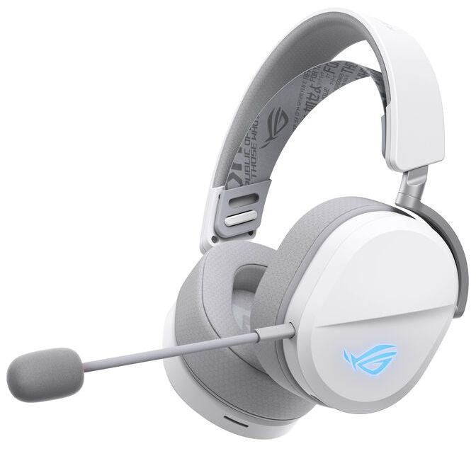 ASUS ROG Pelta White Wireless Gaming Headset - USB-C, Aura Sync RGB