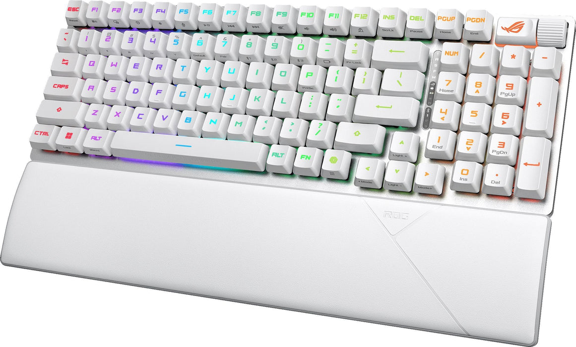 ASUS ROG Strix Scope II 96 Wireless Gaming Keyboard - Moonlight White