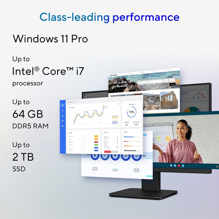 ASUS ExpertCenter P400 AiO P440VAK-BPC541X Intel® Core™ i5 i5-13420H 60.5 cm (23.8") 1920 x 1080 pixels All-in-One PC 16 GB DDR5-SDRAM 512 GB SSD Windows 11 Pro Wi-Fi 6 (802.11ax) Black