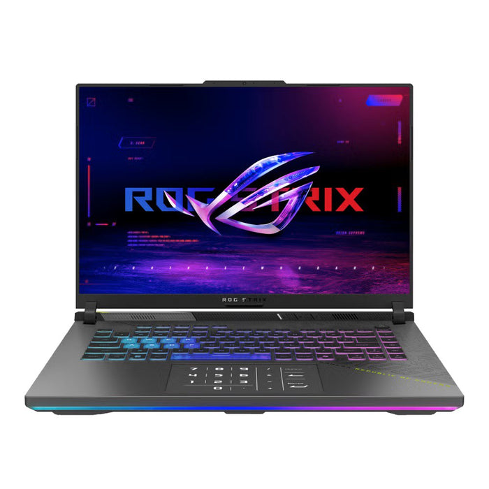 ASUS ROG Strix G16 G614PR-R9161W AMD Ryzen™ 9 8940HX Laptop 40.6 cm (16") WUXGA 16 GB DDR5-SDRAM 1 TB SSD NVIDIA GeForce RTX 5070 Ti Wi-Fi 6E (802.11ax) Windows 11 Home Black, Grey