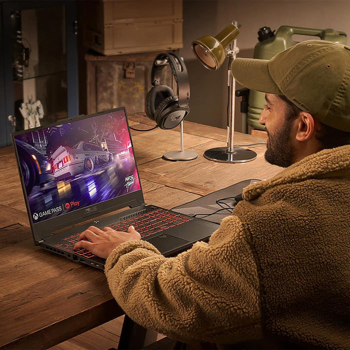 ASUS TUF Gaming A16 FA607NU-R5165W AMD Ryzen™ 5 7535HS Laptop 40.6 cm (16") WUXGA 16 GB DDR5-SDRAM 512 GB SSD NVIDIA GeForce RTX 4050 Wi-Fi 6 (802.11ax) Windows 11 Home Black, Grey