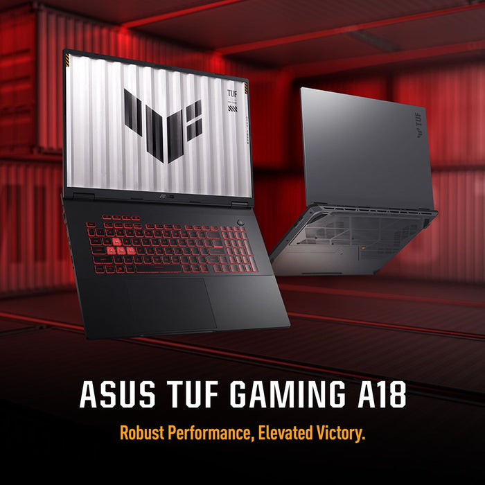 ASUS TUF Gaming A18 FA808UM-S9058 AMD Ryzen™ 7 260 Laptop 45.7 cm (18") 2.5K 16 GB DDR5-SDRAM 512 GB SSD NVIDIA GeForce RTX 5060 Wi-Fi 6E (802.11ax) NoOS Gray