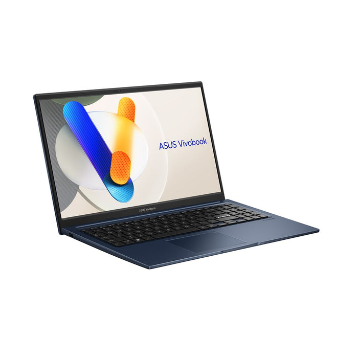 ASUS Vivobook 15 X1504VA-BQ4281W Core 3 100U 15.6" FHD IPS-level display 250 nits 60 Hz AG 16 GB DDR5 512 GB SSD Intel Graphics WLAN + Bluetooth 720p webcam 42 Wh battery Windows 11 Quiet Blue