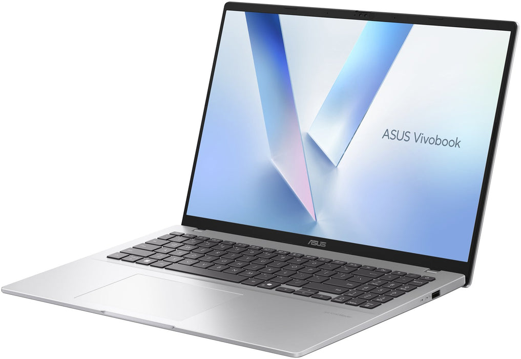 ASUS Vivobook 16 X1607AA-MB010W Ultra 5 325 16.0" WUXGA IPS-level panel 60Hz 300 nits AG 16GB DDR5 512GB SSD Intel Graphics WLAN + Bluetooth 1080p webcam 42Wh battery Windows 11 Cool Silver