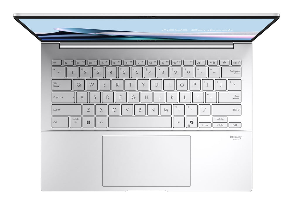 ASUS Zenbook 14 UX3405CA-QD1247W Ultra 5 225H 14.0"WUXGA OLED 60Hz 400nits AG 16GB LPDDR5X SSD512 Intel Arc Graphics CamFHD+IR 75WHrs Win11 Foggy Silver