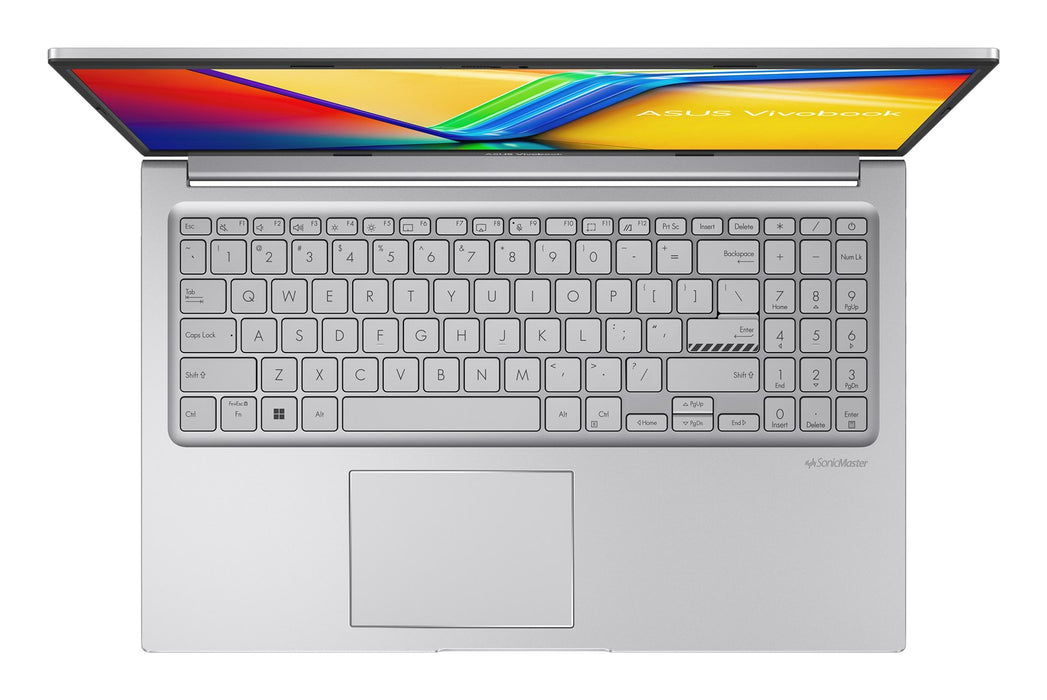 ASUS Vivobook 15 X1504VA-BQ4296W Core 7 150U 15.6" FHD IPS-level panel 60Hz 250 nits AG 16GB DDR5 512GB SSD Intel Graphics 720p webcam 42 WHrs Windows 11 Cool Silver