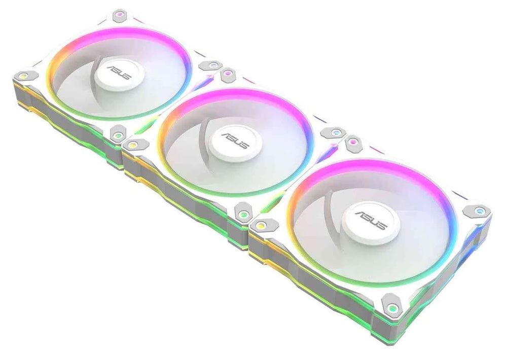 Fan Set 3 in 1 ASUS PRIME MR120 ARGB Reverse White Edition
