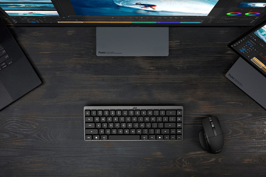 ASUS ProArt KD300 keyboard Home/Office USB + RF Wireless + Bluetooth Black