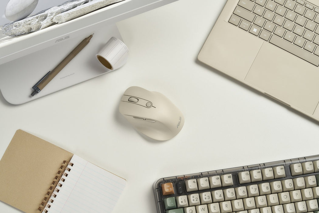 ASUS MD105 /MK-WH mouse Universal Right-hand RF Wireless + Bluetooth 2400 DPI