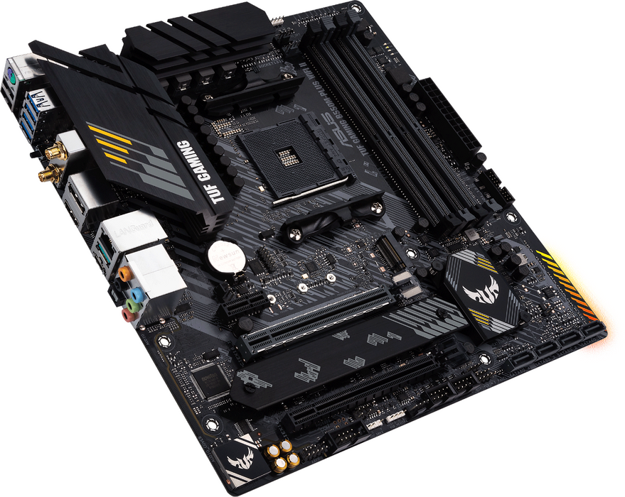 Motherboard ASUS TUF GAMING B550M-PLUS WIFI II, AMD AM4, micro ATX, 4x DDR4, dual M.2, Wi-Fi 6, PCIe 4.0, Aura Sync RGB