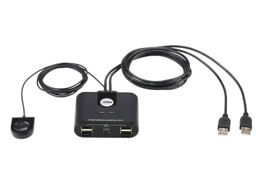 ATEN US224 switch 2 computers to 4 USB peripherals - Кабели за