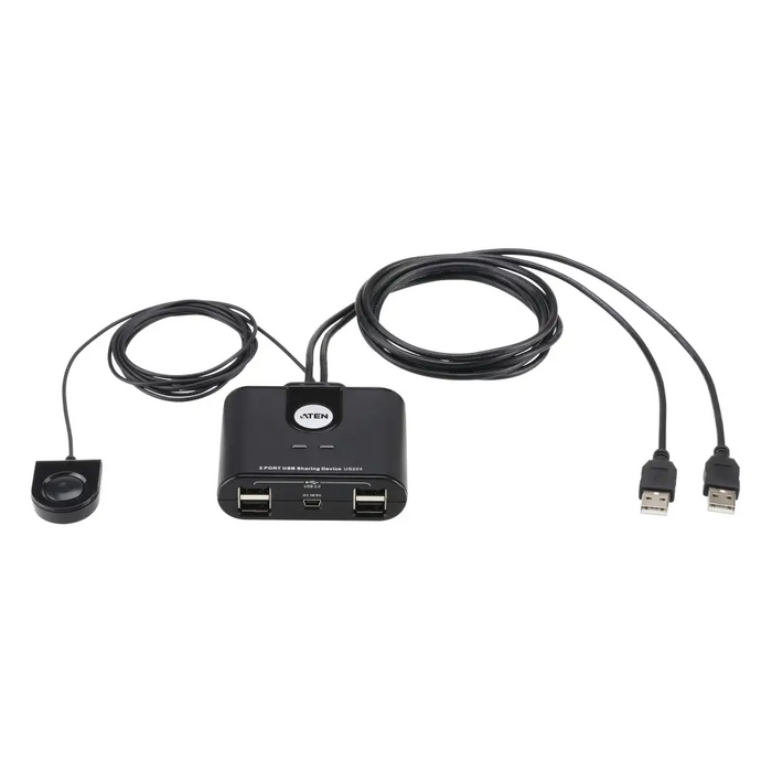 ATEN US224 switch 2 computers to 4 USB peripherals - Кабели за