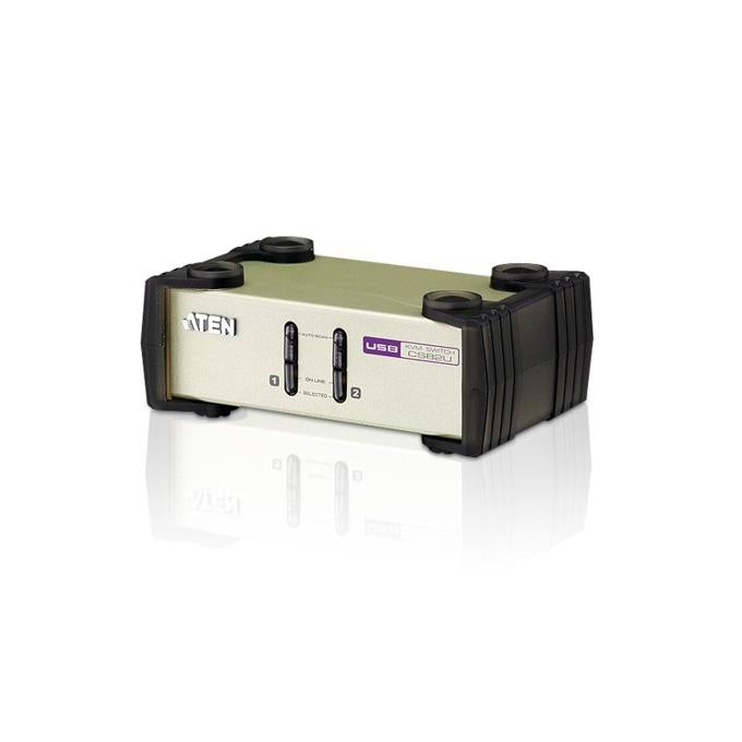 KVMP switch, ATEN CS82U, 2-port, PS/2-USB VGA