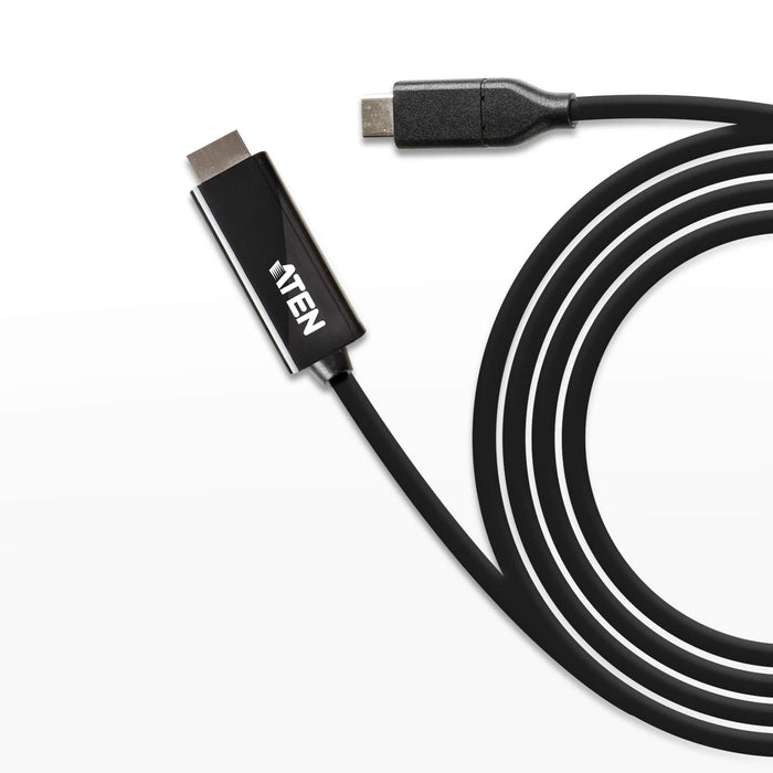 Converter ATEN UC3238, USB-C male - HDMI female, 4K, 2.7m, Black