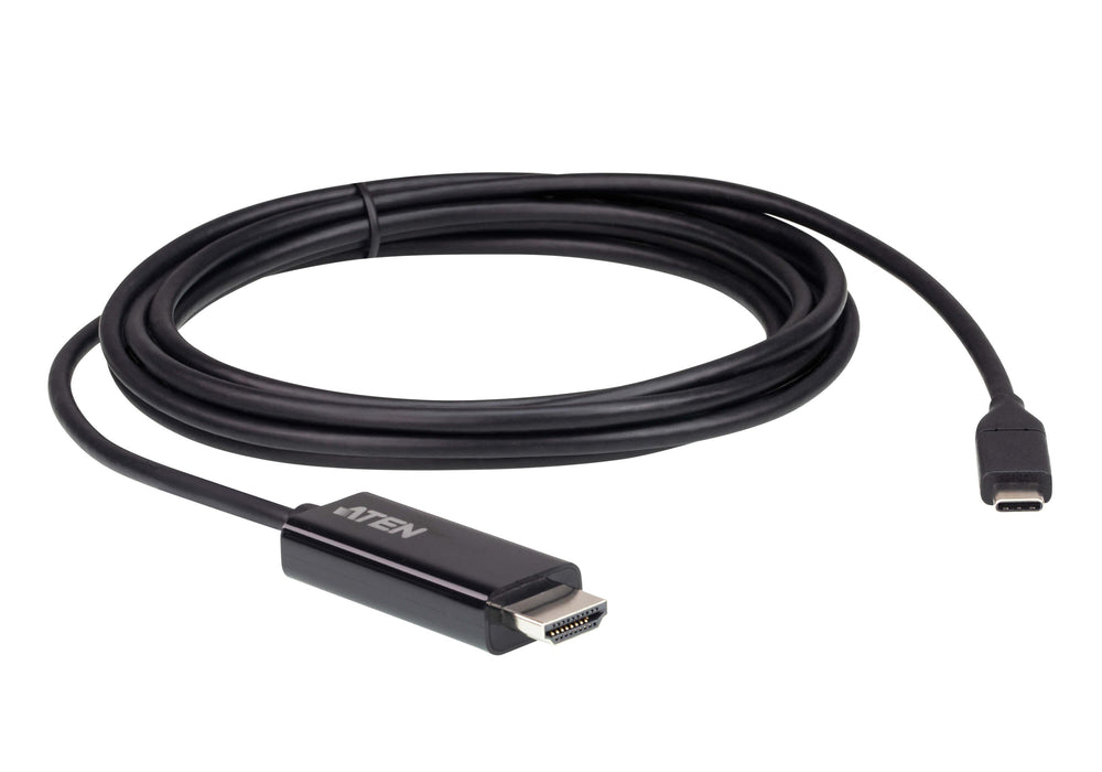 Converter ATEN UC3238, USB-C male - HDMI female, 4K, 2.7m, Black