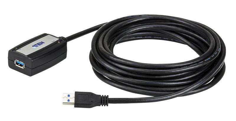 Extension cable ATEN UE350A, USB-A male - USB-A female, 5 m, USB 3.0, Black