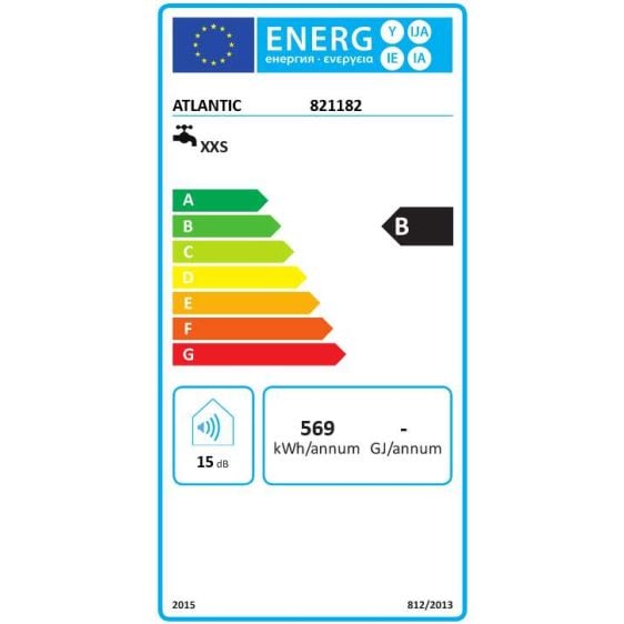 Boiler ATLANTIC O´Pro 15 l under sink