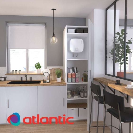 Boiler ATLANTIC Nanto 15 l. 821494 for installation above a sink