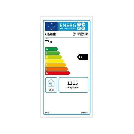 Boiler ATLANTIC Vertigo Steatite Wi-Fi 100, 80 liters