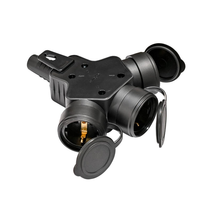 COUPLING RUBBERED TRIPLE IP44