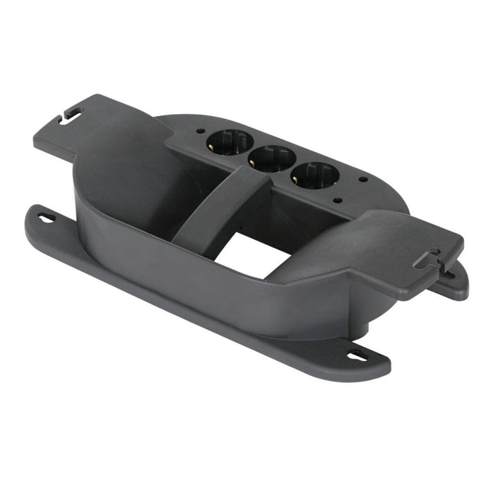 HANDLE 3 SOCKETS RUBBER