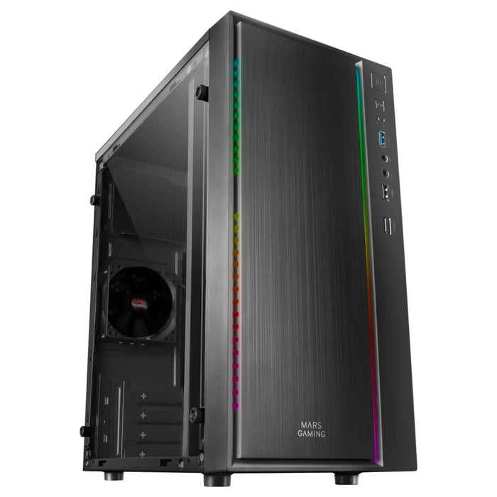ATX Mini-tower Box Case Mars Gaming MCM Black - Компютър Мрежи и компоненти<<<Компютри| Електроника<<<BigBuy&&&Системни