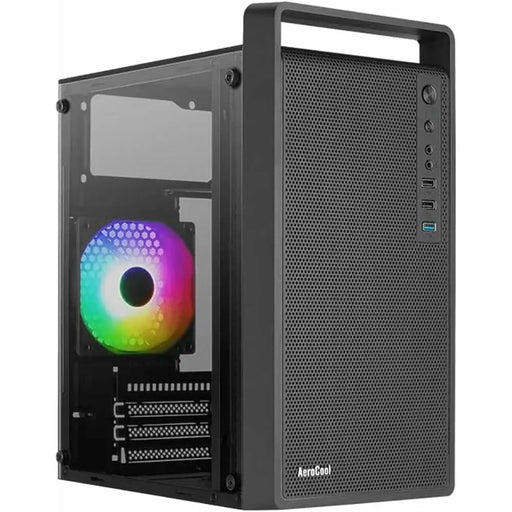 ATX Semi-tower Box Aerocool PGS CS-109-G-BK-v1 FRGB Black - Системни Единици<<<Компютър Мрежи и компоненти<<<Компютри|