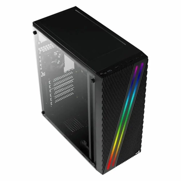 ATX Semi-tower Box Aerocool Streak RGB USB 3.0 Black - Системни Единици<<<Компютър Мрежи и компоненти<<<Компютри|